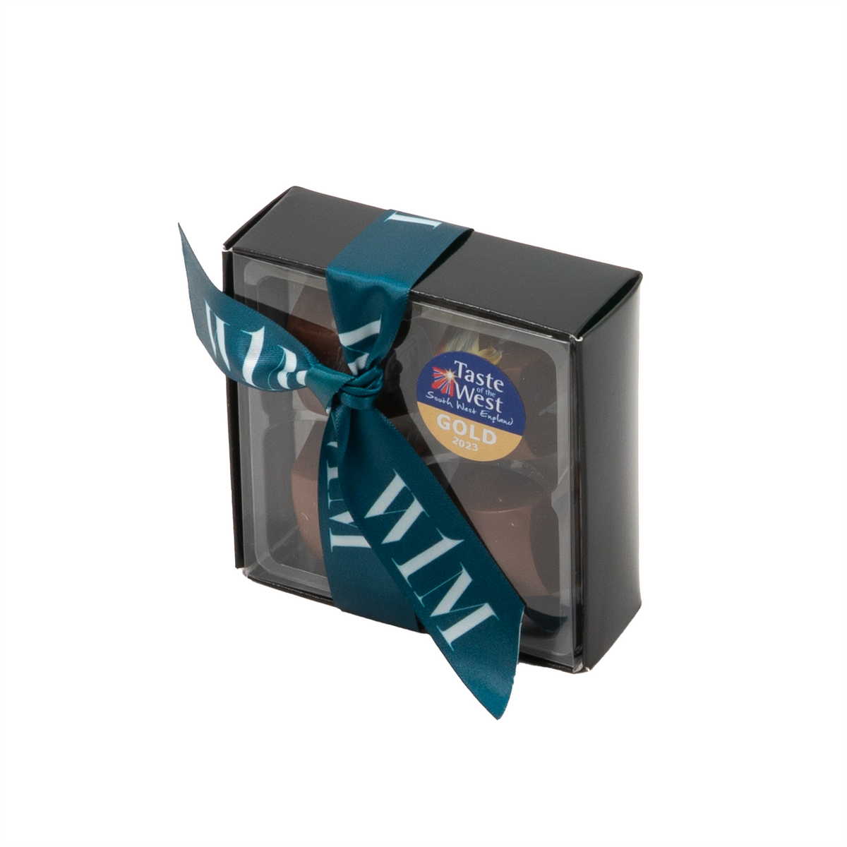 Corporate - Langleys 4 Choc Box with Branded Ribbon